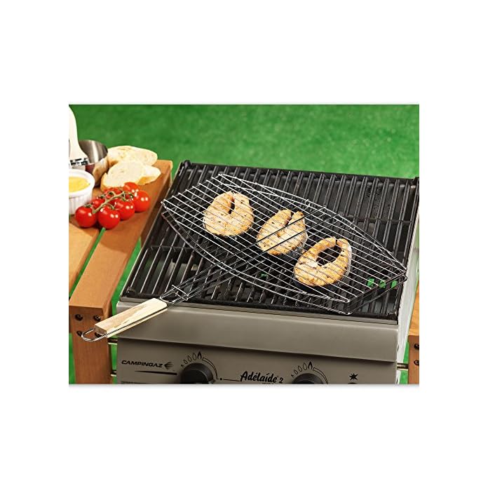 2 X Praktischer Xl Grillkorb Grillrost Grillgutbehlter 45 X 25 Cm Aus Metall Zum Grillen