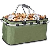 Tiendas LGP Albainox Multi-Purpose Folding Basket Special for Mushroom and Fruit Collection