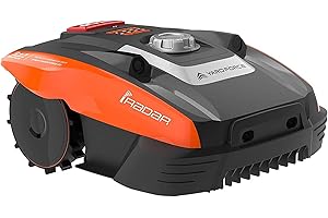 Yard Force Robot tosaerba compatto 300RBS con i-Radar - Tecnologia a ultrasuoni di sicurezza attiva per prati fino a 300 m²