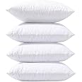 Phantoscope 14 x 14 Pillow Inserts, Set of 4 Hypoallergenic Square Form Decorative Throw Pillow Inserts Couch Sham Cushion Stuffer - 14 inches