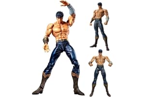 TONGYUNDACHENG Kenshiro Anime Figure 18 cm Kenshiro Action Figure Combattente Postura Statua Articolabile Figura Modello da Collezione Desktop Decorazione per i Fan