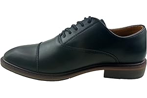 Steptoes Mens Faux Leather Lace Up Memory Foam Cushioned Insole Oxford Shoes Size UK 6-12