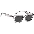 ROYAL SON Square Cat Eye Men Women Fashion Sunglasses Polarized UVA/UVB Protection