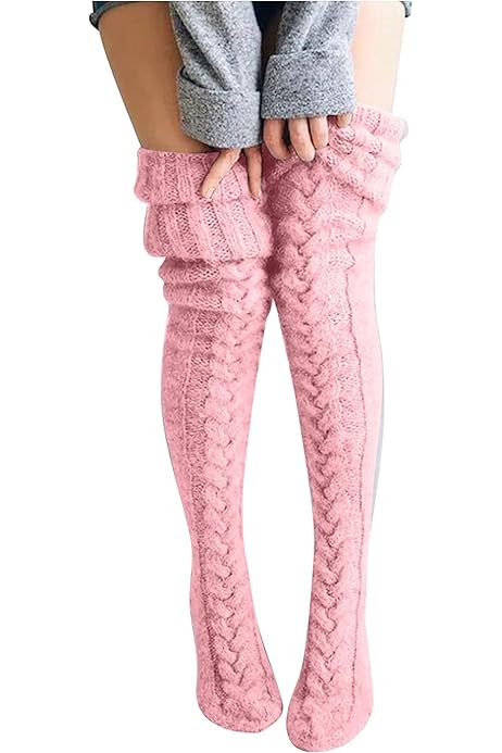 Chaussettes Noël Chaussettes Montantes Hiver Femme Coton Chaud