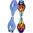 Strauss Bronx FB Waveboard/Caster Board/Balancing Board/Heavy Duty Skateboard with 360-degree Caster Wheels | Lightweight with Illuminating ABEC 7 Premium PU Wheels