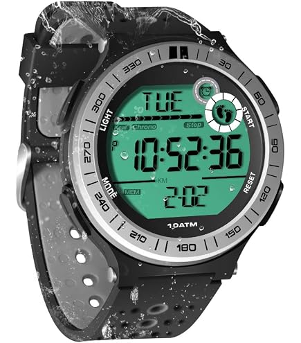 Montre Traqueur D'activité Findtime - Podomètre, Calories, Sommeil - Grands Chiffres - Étanche IP65 - Autonomie 15 Jours - 9