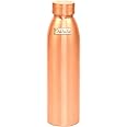 Prisha India Craft Pure Copper Bottle, Seam Less Design, Capacity 1000 ML