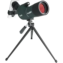 Svbony SV28PLUS Telescopio Terrestre 25-75x70mm – Con Control Remoto Inalámbrico, Prismas BAK4 Y óptica FMC Para Observación De Aves Y Naturaleza