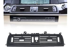 Griglia Aria compatibile con BMW Serie 5 F10 F11 ZEALfix Griglia Aria Condizionat Ventilatore AC Grill Per Console Anteriore per 520 523 525 528 530 535
