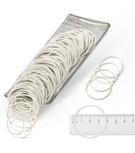 200 Elastici Per Ufficio E Casa - 38mm, Verde, Per Organizzazione E Fai Da Te