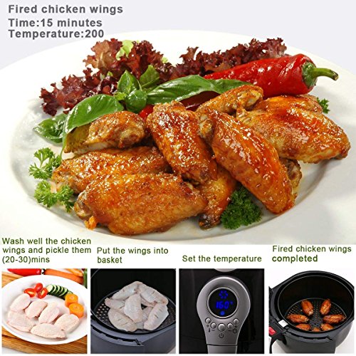 Heiluftfritteuseblusmart Power Fritteuse Ohne L Gesundmultifunktional Air Fryer Mit Led Display 34qt32l Heiluft Fett Freibpa Freiheiluft Friteuse1400wfrittierkorb Gratis Rezeptheft Heiluftfritteuseblusmart Power Fritteuse Ohne L Gesundmultifunktional Air Fryer Mit Led Display 34qt32l Heiluft Fett Freibpa Freiheiluft Friteuse1400wfrittierkorb Gratis Rezeptheft