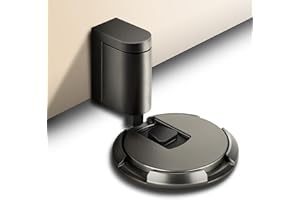 Flintronic Ogranicznik do drzwi, regulowany ogranicznik drzwi bez wiercenia, mechaniczny cichy ogranicznik drzwi podłogowy z klejem, ograniczniki do drzwi wewnętrzne do listew przypodłogowych, patio i