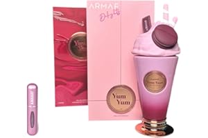 RESAES RESISTANT AND AESTHETIC Perfume Yum Yum Eau de Parfum 100 ml, Perfume Árabe para Mujer de Larga Duración, Incluye Atomizador Recargable 5ML, Fragancia Dulce y Frutal con Notas de Cereza, Vainilla y Almizcle (Yum Yum)