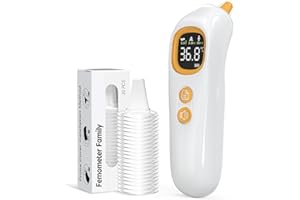 Femometer Family Termómetro de oído para bebés, adultos y niños, termometro digital, Tecnología de Age Grouping, 360° Sonda
