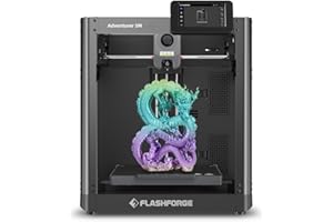 VOXELAB FLASHFORGE Adventurer 5M Stampante 3D, stampante livellante completamente automatica con stampa ad alta velocità 600mm/s, struttura XY core, grandi dimensioni di stampa 220 * 220 * 220mm