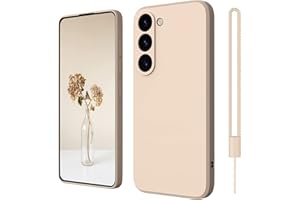 ElestBela Etui silikonowe do Samsung Galaxy S23, ultra cienkie, z mikrofibry, odporne na zarysowania, z wszechstronną ochroną, etui ochronne do Samsung Galaxy S23 6,1", khaki