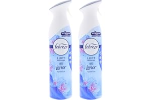 2 x Febreze Lenor Aprilfrisch odświeżacz powietrza w sprayu do pomieszczeń po 300 ml zwalcza zapachy