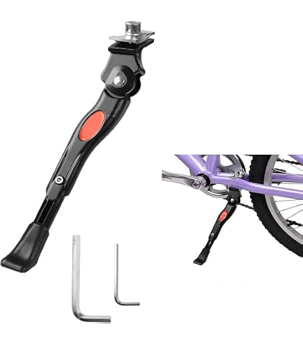 Béquille Vélo Enfants DEWEL Réglable 18-22 Pouces - Support Aluminium Robuste Pour VTT, Vélo Enfant Et Familial