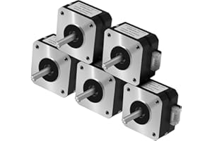 Twotrees 1234-3D Accessori di stampante 17HS4023 motore 42 altezza motore macchina di incisione dell'altezza motore 23 le prestazioni del motore è stabile, efficiente e preciso 1.5A, 5 pezzo, 5