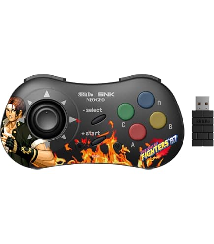 UNICO SNK MVS Mini Arcade y Juego de Mando Rojo [Cable HDMI Incluido], Precargado con 45 Juegos SNK Neo Geo con Licencia Oficial, Including The King of Fighters etc., Regalos para Adultos
