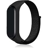 Coverzone Xiaomi Mi Band 7 İle Uyumlu Kordon Ayarlanabilir Naylon Elastik Spor Yedek Bileklik Renkli Kayışı Kaliteli Hasır &Ouml;r