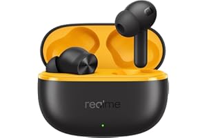 realme Buds T200 Lite, Auriculares In-Ear Inalámbricos Veros, Driver Dinámico de 12,4 mm, Duración de la Batería de hasta 48 Horas, Latencia de 45 mm, Resistencia IPX4, 2 ENC, Bluetooth 5.4, Google