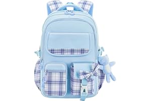 PROTAURI Filles Sac à Dos - Enfants École Primaire Adolescents Cartable Fille Primaire Léger pour l'étudiant décontracté pour Voyager à l'extérieur École Secondaire