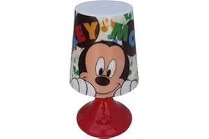 CARTOON GROUP LUCE LAMPADA MICKEY MOUSE DISNEY TOPOLINO COMODINO A BATTERIE CONFEZIONE REGALO - WD21231 Multicolor