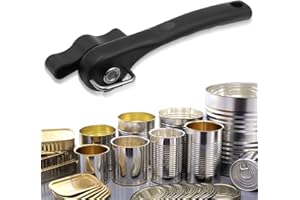 Crazy Bean Professional Ouvre-BoîTes En Acier Inoxydable Ouvre-BoîTe De Conserve Ustensile De Cuisine Ouvre-BoîTe PoignéE Ergonomique Confortable Et Bords Lisses