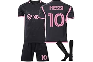 AZISEN Barca Soccer Jersey Barca Tracksuit, 2024 2025 Barca Home Away Kits for Boys Men's Football Training Shirts Shorts Sport Activewear Football Kit Sportwear Soccer Jersey for Adults and Kids