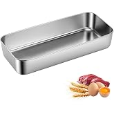 Hejo Stainless Steel Rectangular Mould, 33.2 x 15 x 6.3 cm | Rectangular for Large Bread, Easy to Clean, Baking Mould for Hom