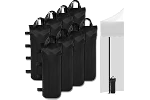 YSOOUA Gewichte für Pavillon - 8 Stück Sandsäcke 51x21cm Mit Fixierter Nagel - 600D Oxford Stoff Beschwerung für Pavillon, Garten, Strand, Zelt