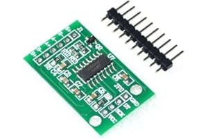 HALJIA - Sensore di pressione HX711 a doppio canale, 24 bit di precisione, modulo AD, cella di carico Compatibile con Arduino