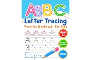 ABC Letter Tracing Practice Workbook for Kids: Learning To Write Alphabet, Numbers and Line Tracing. Handwriting Activity Book For Preschoolers, Kindergartens.