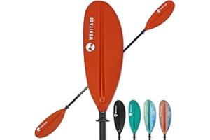 XUXIAKE Kayak Paddles with Fiberglass Shaft and Reinforced PP Blade, Floating Adjustable Kayaking Oars, 3 Piece, 220-240 cm/86-94 Inches