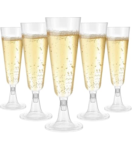 Bicchieri Da Vino Monouso 30 Pezzi | 200ml | Plastica Trasparente | Per Picnic E Feste - Foto 9