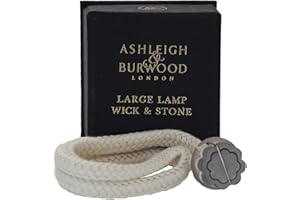 ASHLEIGH & BURWOOD Asleigh & Burwood, PFL200, Recambio de Piedra y Mecha Grande, Large, Blanco