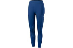 WILLIT Pantalon d'équitation pour enfant fille - Legging d'équitation - Pantalon d'été respirant et élastique avec poches