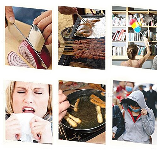 Einstellbare klare Gesichtsmaske Schild Visier Sicherheit Arbeitskleidung Augenschutz – ideal für Gartenarbeit Kochen Öl Spritzwasser - 7