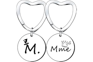 Lumengqi Porte Clef Amoureux Couple Cadeau D'anniversaire Femme Homme Porte-Clés Je T'aime Petite Amie Cadeau Copine Petit ami Cadeaux de Noël Cadeau de la Saint-Valentin