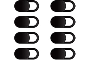 Trifletopia 8 Pack Laptop Camera Cover Sliders – Ultra-Thin 0.03in Webcam Privacy Cover – Camera Blocker for MacBook, iPad, iPhone, PC, Desktop, Smartphone – Easy Slide Lens Shield