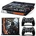 Produktbild Playstation 4 + 2 Controller Aufkleber Schutzfolie Set - The Division (4) /PS4