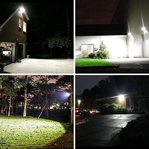 VINGO® 20W LED SMD Strahler Fluter Außen Strahler mit PIR Bewegungsmelder Fluter IP65 Aluminiumkörper Schwarz Kaltweiß - 5