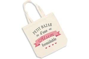 HISXIERNG Cadeau Maitresse Atsem Sac en Toile Idee Cadeau Maitresse Atsem Idee Cadeau Maîtresse Original Cadeau Atsem Maternelle Cadeau Creche Cadeau Merci Maitresse Institutrice Maternelle Aesh Avs Prof