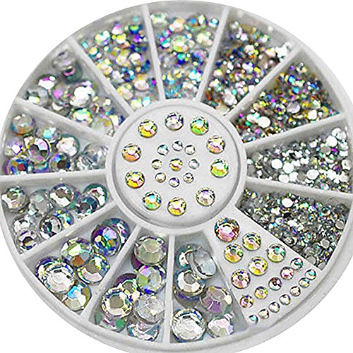 Nail Art Strasssteine Glitzersteine Schmucksteine 3 Stk Set 1 - 2