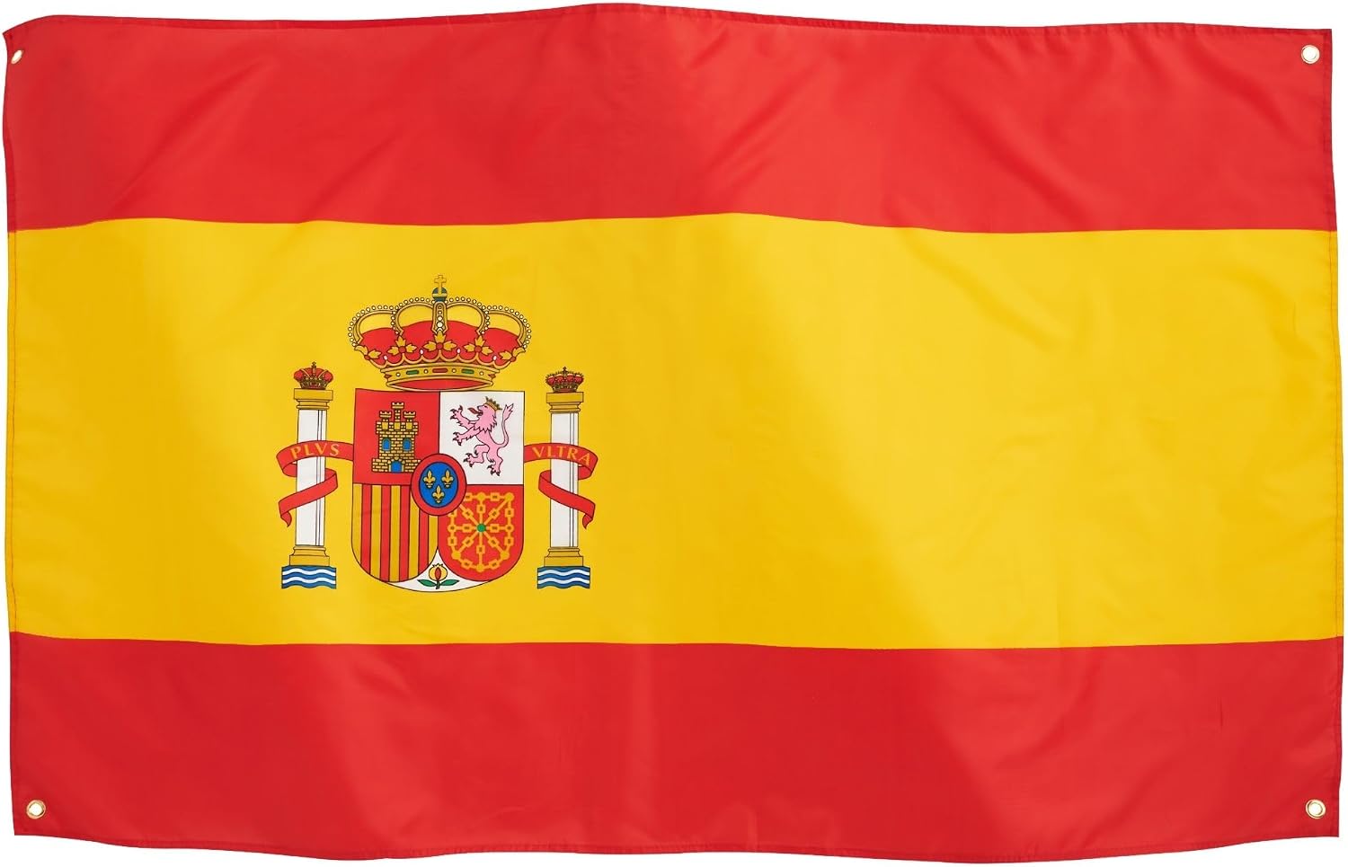 Runesol Bandera España 3x5, 91x152cm, Premium Banderas De Espana, 4 Ojales, Ojal De Latón En Cada Esquina, Banderas La Roja, Interior, Exterior, Día de San José