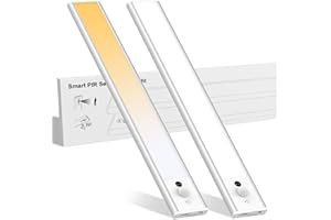 Mycket Luce Armadio126 LED con Sensore, 3 Temperature di Colore Dimmerabile, Luce Notturna con Onda Della Mano Attivata, USB-C Ricaricabile, Luce Notturna Lampada per Cucina Guardaroba Armadi