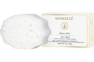 Spongellé Pedi-Buffer - Cleanse, Exfoliate & Polish Feet - Freesia Pear