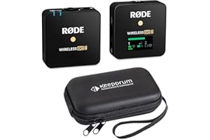 RØDE Rode Wireless GO II Single Mikrofon-Funksystem + keepdrum Soft-Case