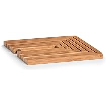 Dessous De Plat Bambou VOSSOT - Lot De 4 Antidérapants - 2 Ronds 15cm + 2 Carrés 15cm